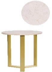 Leo Side Table - Marble Top Leo Side Table - Marble Top