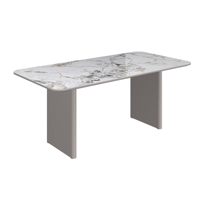 Milano 180cm Gloss White Ceramic Dining Table Milano 180cm Gloss White Ceramic Dining Table