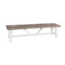 Purbeck Reclaimed Wood Painted 1.4m Bench