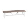 Purbeck Reclaimed Wood Painted 1.8m Bench