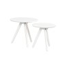 Yumi Nest of 2 Tables in White