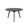 Yumi Round Coffee Table in Black Stained Ash