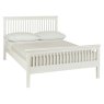 Atlanta White High Footend Bedstead Small Double 122cm