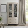 Bordeaux Chalk Oak Display Cabinet