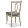 Bordeaux Chalk Oak Slat Dining Chair - Titanium Fabric (Single) Bordeaux Chalk Oak Slat Dining Chair - Titanium Fabric (Single)