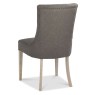 Bordeaux Chalk Oak Uph Scoop Chair - Titanium Fabric (Pair) Bordeaux Chalk Oak Uph Scoop Chair - Titanium Fabric (Pair)