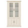 Chartreuse Aged Oak & Antique White Display Cabinet Chartreuse Aged Oak & Antique White Display Cabinet