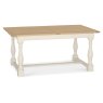 Chartreuse Aged Oak & Antique White Set - 4-10 Table & 6 Mulberry Chairs