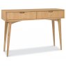 Oslo Oak Console Table With Drawer