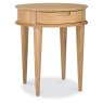 Oslo Oak Lamp Table With Drawer