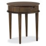 Oslo Walnut Lamp Table With Drawer