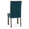 Parker Dark Oak Square Back Chair - Sea Green Velvet Fabric (Pair) Parker Dark Oak Square Back Chair - Sea Green Velvet Fabric (Pair)