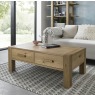 Turin Light Oak Coffee Table With Drawers