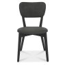 Vintage Peppercorn Upholstered Back Chair - Dark Grey Fabric (Pair) Vintage Peppercorn Upholstered Back Chair - Dark Grey Fabric (Pair)