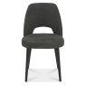 Vintage Peppercorn Upholstered Chair - Dark Grey Fabric (Pair) Vintage Peppercorn Upholstered Chair - Dark Grey Fabric (Pair)