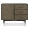 Vintage Weathered Oak & Peppercorn Narrow Sideboard Vintage Weathered Oak & Peppercorn Narrow Sideboard