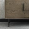 Vintage Weathered Oak & Peppercorn Narrow Sideboard Vintage Weathered Oak & Peppercorn Narrow Sideboard