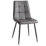 Vintage Weathered Oak 4 Seater Table & 4 Mondrian Dark Grey Faux Leather Chairs Vintage Weathered Oak 4 Seater Table & 4 Mondrian Dark Grey Faux Leather Chairs