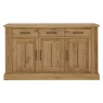 Westbury Rustic Oak 3 Door Sideboard Westbury Rustic Oak 3 Door Sideboard