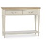 Ashley Pale Oak & Antique White Console Table With Drawers Ashley Pale Oak & Antique White Console Table With Drawers