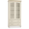 Ashley Pale Oak & Antique White Display Cabinet