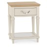 Ashley Pale Oak & Antique White Lamp Table With Drawer Ashley Pale Oak & Antique White Lamp Table With Drawer