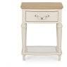 Ashley Pale Oak & Antique White Lamp Table With Drawer Ashley Pale Oak & Antique White Lamp Table With Drawer