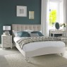 Ashley Soft Grey Uph Bedstead Vertical Stitch Pebble Grey Fabric Double 135cm Ashley Soft Grey Uph Bedstead Vertical Stitch Pebble Grey Fabric Double 135cm