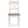 Ashley Soft Grey X Back Chair - Pebble Grey Fabric (Pair) Ashley Soft Grey X Back Chair - Pebble Grey Fabric (Pair)