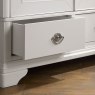 Bentley Designs Chantilly White Double Wardrobe- feature drawers