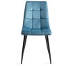 Faro Weathered Oak 4-6 Seater Table & 4 Mondrian Petrol Blue Chairs Faro Weathered Oak 4-6 Seater Table & 4 Mondrian Petrol Blue Chairs