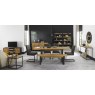 Indus Rustic Oak Bench - room