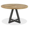 Harvey Rustic Oak Circular Dining Table Harvey Rustic Oak Circular Dining Table