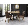 Harvey Rustic Oak Circular Dining Table Harvey Rustic Oak Circular Dining Table