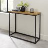 Harvey Rustic Oak Narrow Console Table