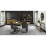 Harvey Uph Cantilever Chair - Dark Grey Fabric (Pair) Harvey Uph Cantilever Chair - Dark Grey Fabric (Pair)