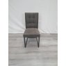 Harvey Uph Cantilever Chairs - Dark Grey Fabric (Single) - Grade A2 - Ref #0454 Harvey Uph Cantilever Chairs - Dark Grey Fabric (Single) - Grade A2 - Ref #0454