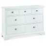 Montana White 3+4 Drawer Chest - Grade A2 - Ref #0532 Montana White 3+4 Drawer Chest - Grade A2 - Ref #0532