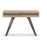 Nordic Aged Oak Console Table With Drawers Nordic Aged Oak Console Table With Drawers