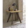 Nordic Aged Oak Lamp Table