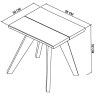 Nordic Aged Oak Lamp Table - Grade A2 - Ref #0386 Nordic Aged Oak Lamp Table - Grade A2 - Ref #0386