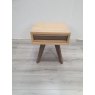 Nordic Aged Oak Lamp Table With Drawer - Grade A2 - Ref #0393 Nordic Aged Oak Lamp Table With Drawer - Grade A2 - Ref #0393