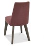 Nordic Aged Oak Upholstered Chair - Mulberry (Pair) Nordic Aged Oak Upholstered Chair - Mulberry (Pair)