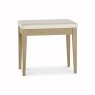 Oakland Aged Oak & Weathered Oak Stool - Ivory Bonded Leather Oakland Aged Oak & Weathered Oak Stool - Ivory Bonded Leather