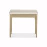 Oakland Aged Oak & Weathered Oak Stool - Ivory Bonded Leather Oakland Aged Oak & Weathered Oak Stool - Ivory Bonded Leather