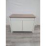 Palermo Grey Washed Oak & Soft Grey Narrow Sideboard - Grade A2 - Ref #0518 Palermo Grey Washed Oak & Soft Grey Narrow Sideboard - Grade A2 - Ref #0518