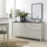 Palermo Grey Washed Oak & Soft Grey Wide Sideboard - Grade A2 - Ref #0498 Palermo Grey Washed Oak & Soft Grey Wide Sideboard - Grade A2 - Ref #0498