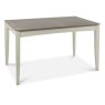 Palermo Grey Washed Oak 4-6 Seater Table & 4 Slat Back Chairs in Titanium Fabric