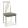 Palermo Grey Washed Slat Back Chair - Titanium Fabric (Pair) Palermo Grey Washed Slat Back Chair - Titanium Fabric (Pair)