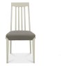 Palermo Grey Washed Slat Back Chair - Titanium Fabric (Pair) Palermo Grey Washed Slat Back Chair - Titanium Fabric (Pair)